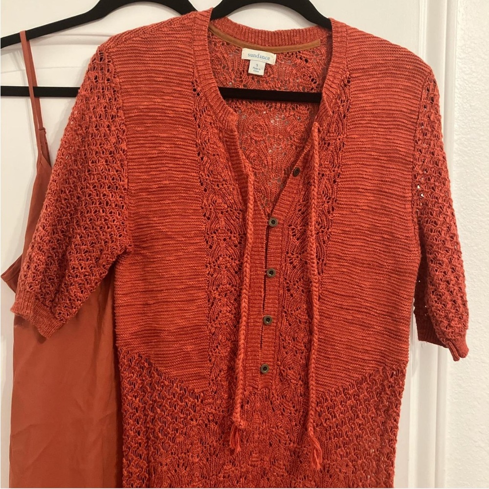 Sundance Terracotta Long Sleeve Dress - Picture 3 of 5